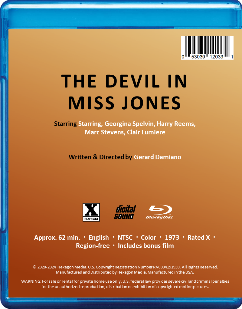 Devil in Miss Jones starring Georgina Spelvin on Blu-ray by Authorized  Distributor | The Debbie Does Dallas Store